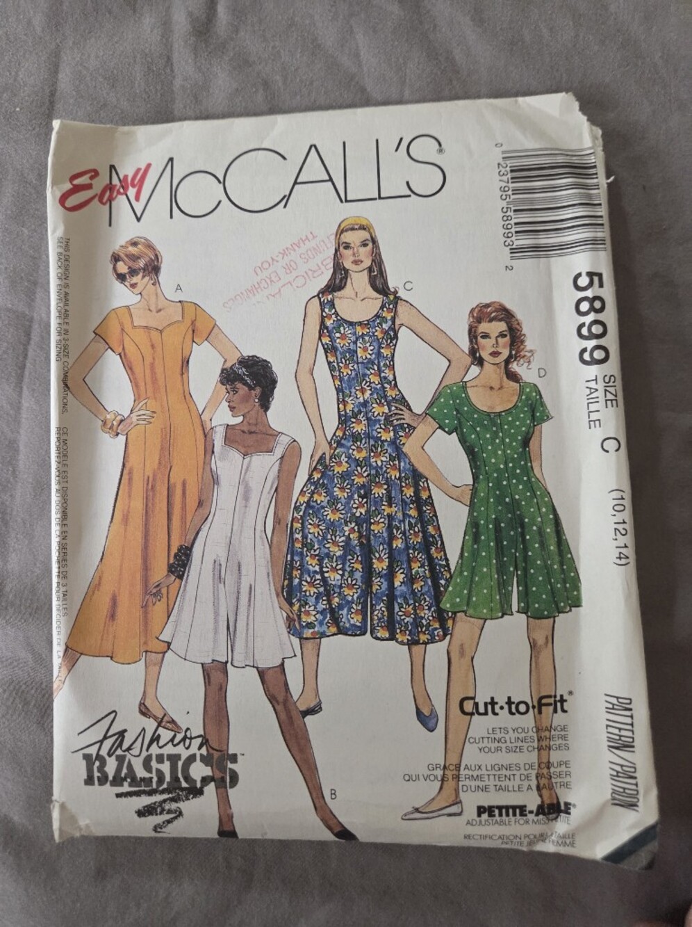 McCall's 5899 Misses' Jumpsuit Sewing Pattern
